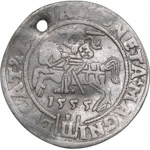Lithuania 1 grosz 1555 - Sigismund II Augustus (1545-1572)