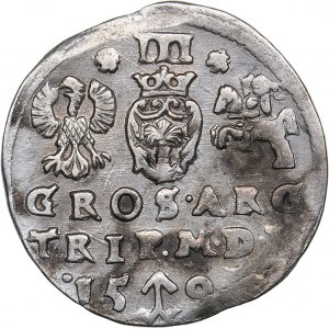 Lithuania - Wilno 3 grosz 1595 - Sigismund III (1587-1632)