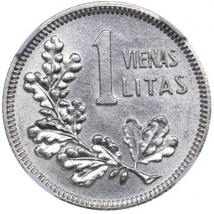 Lithuania 1 litas 1925 - NGC MS 61