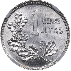 Lithuania 1 litas 1925 - NGC MS 62
