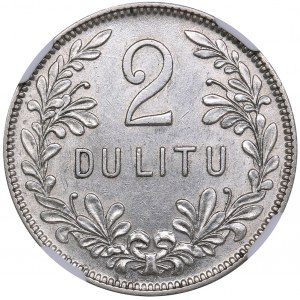 Lithuania 2 litu 1925 - NGC AU 58