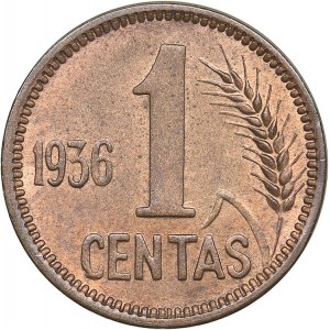 Lithuania 1 centas 1936