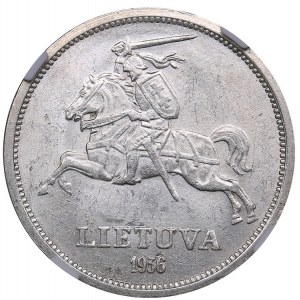 Lithuania 5 litai 1936 - NGC MS 61