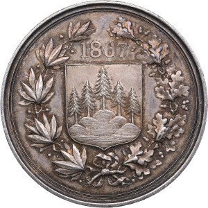 Latvia - Courland - Russia medal Tuckum (Tukkum) Agricultural Society 1867