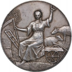 Russia - Latvia medal Arash-Venden Agricultural Soviety ND (1906)