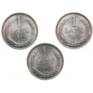 Latvia 1 lats 1924 (3)