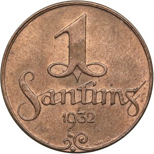 Latvia 1 santims 1932