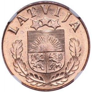 Latvia 1 santims 1939 - NGC MS 63 RD