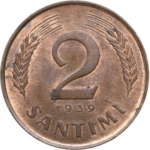 Latvia 2 santimi 1939