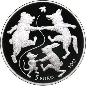 Latvia 5 euro 2017