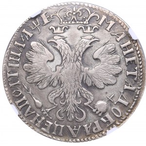 Russia Poltina 1705 - NGC XF 40