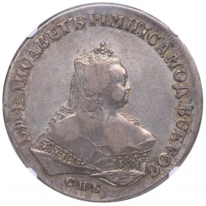 Russia Rouble 1746 СПБ - NGC XF 45