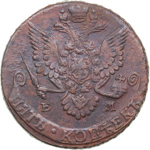 Russia 5 kopecks 1783 ЕМ