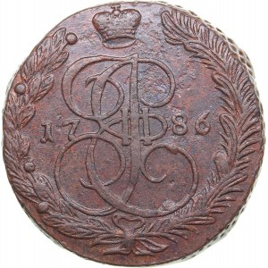 Russia 5 kopecks 1786 ЕМ