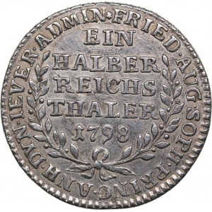 Russia - Jever 1/2 reichstaler 1798