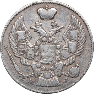 Russia - Poland 20 kopeks - 40 groszy 1842 MW