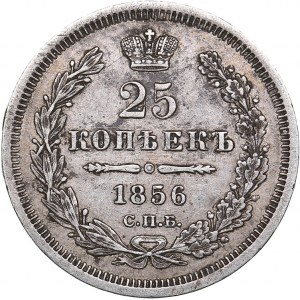 Russia 25 kopeks 1856 СПБ-ФБ
