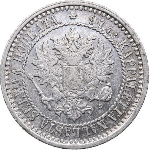 Russia - Grand Duchy of Finland 1 markka 1866 S