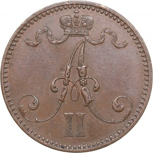 Russia - Grand Duchy of Finland 5 penniä 1866