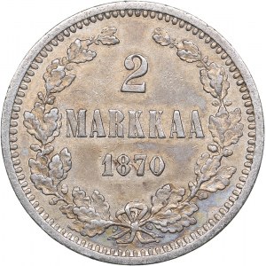 Russia - Grand Duchy of Finland 2 markka 1870 S