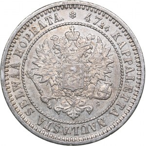 Russia - Grand Duchy of Finland 2 markka 1870 S