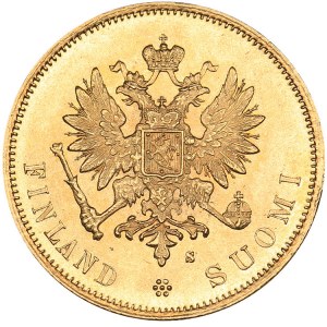Russia - Grand Duchy of Finland 10 markkaa 1879 S