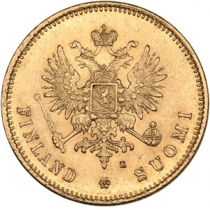 Russia - Grand Duchy of Finland 20 markkaa 1879 S