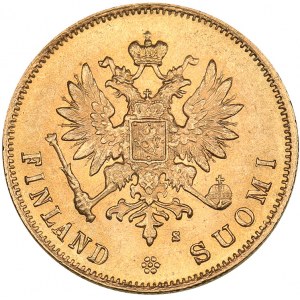 Russia - Grand Duchy of Finland 10 markkaa 1878 S1881