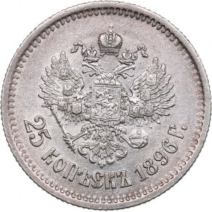 Russia 25 kopecks 1896