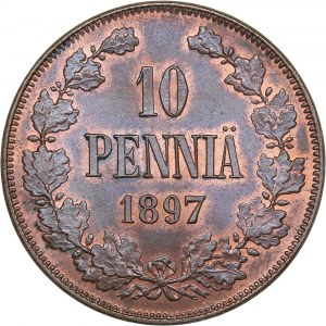 Russia - Grand Duchy of Finland 10 penniä 1897