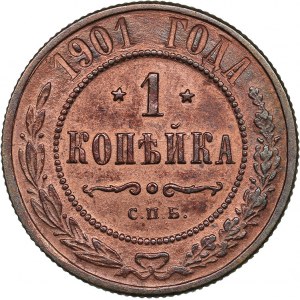 Russia 1 kopek 1901 СПБ