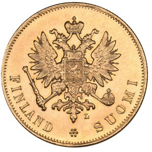 Russia - Grand Duchy of Finland 10 markkaa 1905 L
