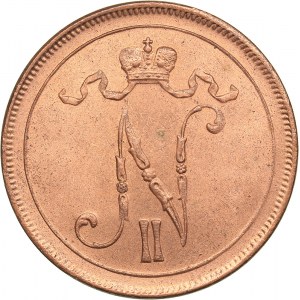 Russia - Grand Duchy of Finland 10 penniä 1917
