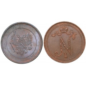 Russia - Grand Duchy of Finland 10 penniä 1917 (2)