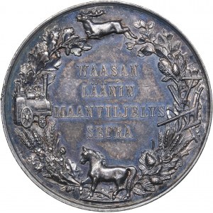 Russia - Grand Duchy of Finland medal Waasa County Agricultural Society
