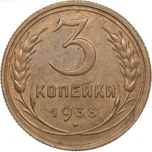 Russia - USSR 3 kopeks 1933