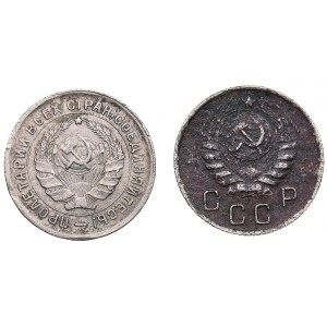 Russia - USSR 10 kopeks 1934 & 1944 (2)