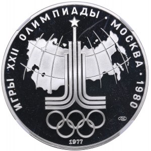 Russia 10 roubles 1977 - Olympics - NGC PF 68 ULTRA CAMEO