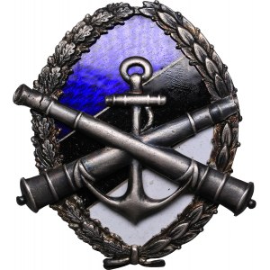 Estonia Sea Fortress Seaman Gunners badge before 1940