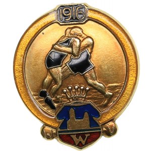 Finland Gold badge of the Vyborg Wrestling Society