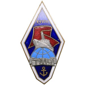 Russia - USSR graduation badge ТМУ XXVIII