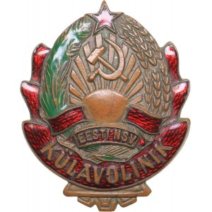 Russia - USSR badge ESSR Village Commissioner