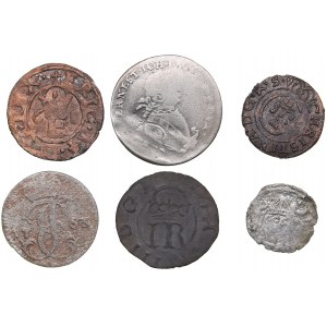 Livonian, Courland coins (6)
