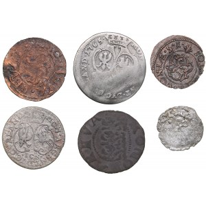 Livonian, Courland coins (6)