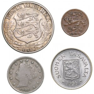 Estonia, USA, Finland coins (4)