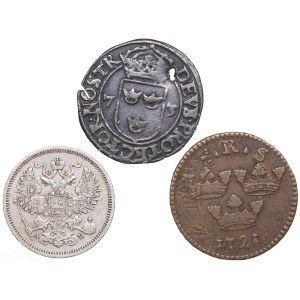 Монеты Швеции, России (3)