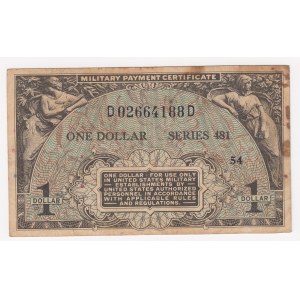 USA - Military payment certificate 1 dollar 1951