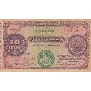 Angola 10 centavos 1914