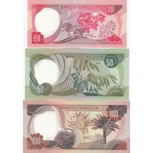 Angola 20,50,100 escudos 1972