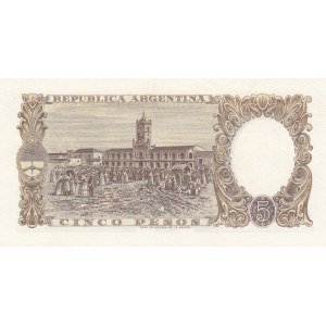 Argentina 5 pesos 1960-62